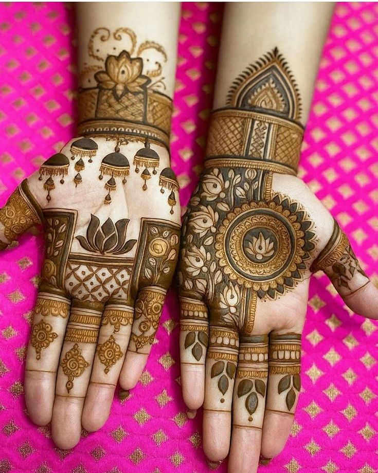 Modern mandala pair